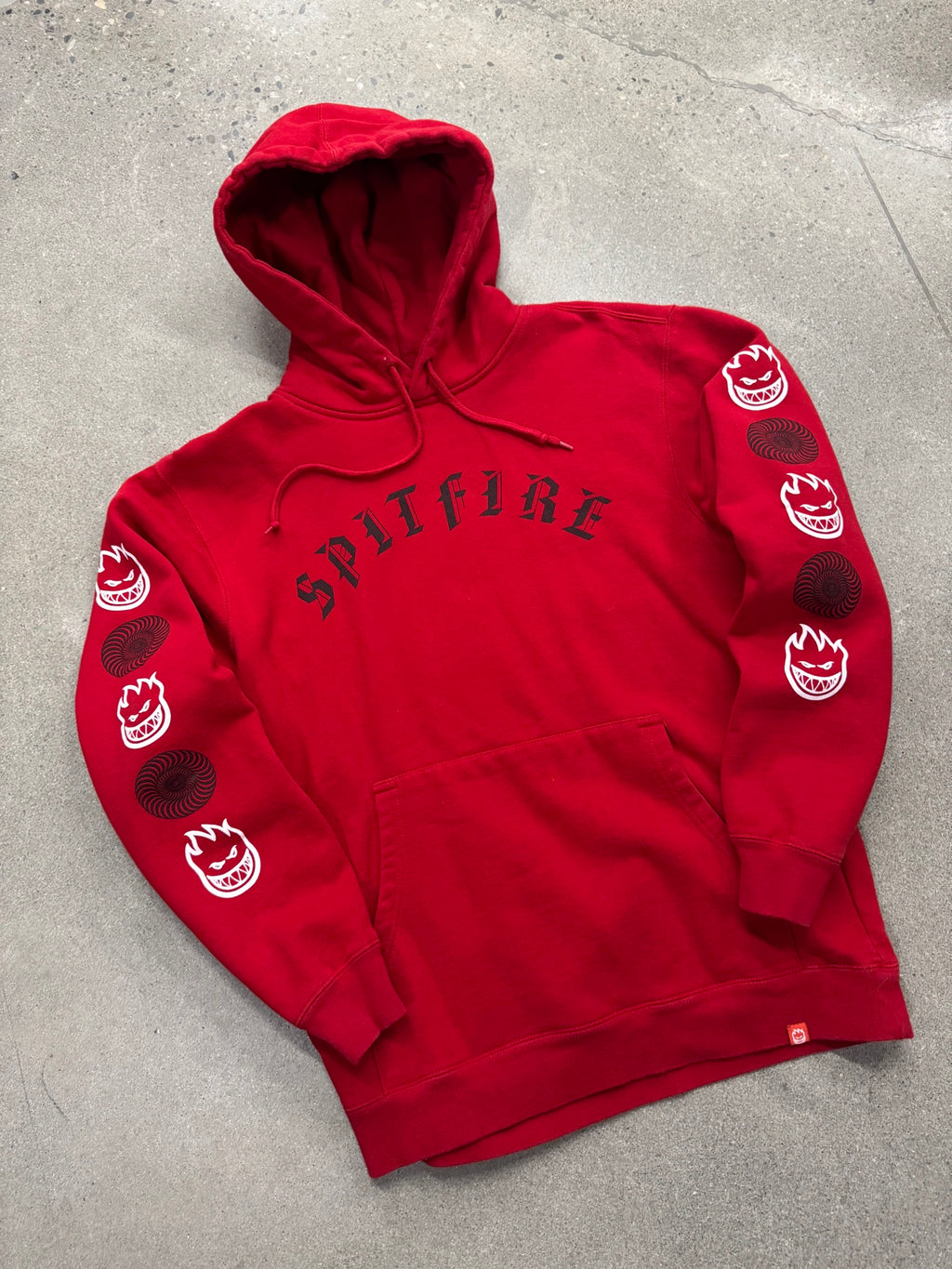 Spitfire Old English Pullover Hoodie - M