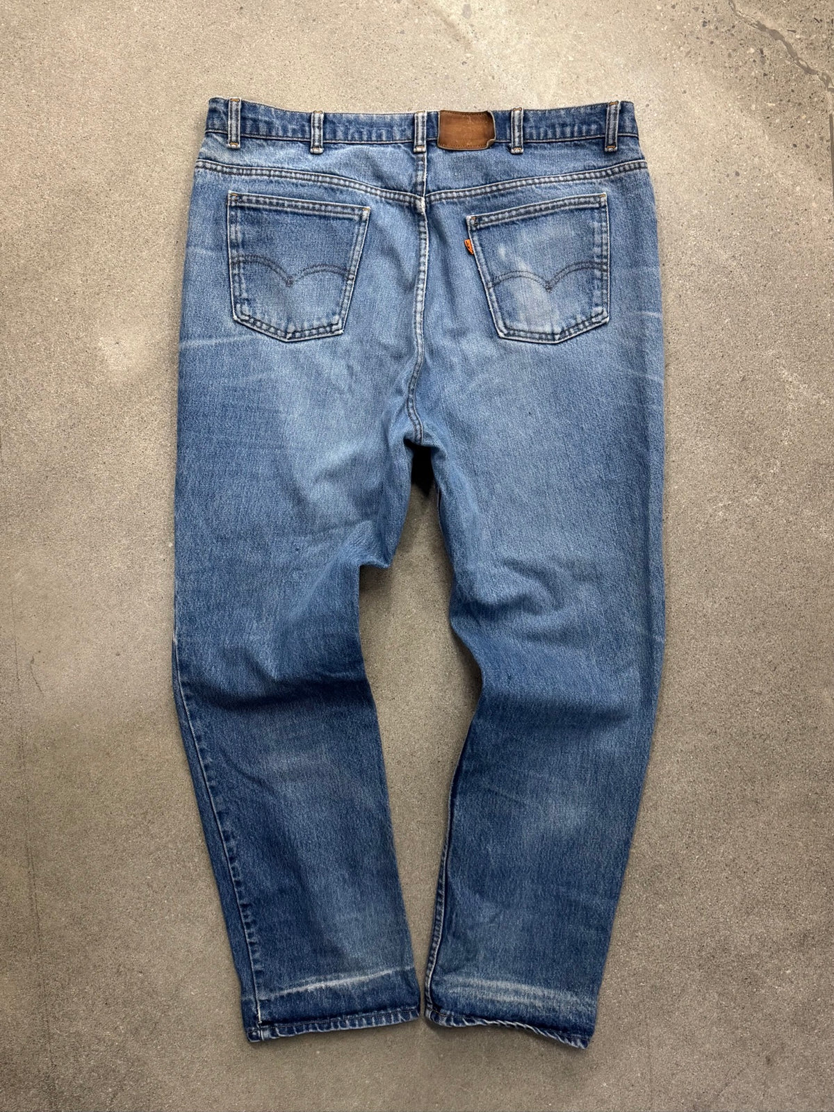 Faded Levi's 619 Orange Tab Jeans - 40"
