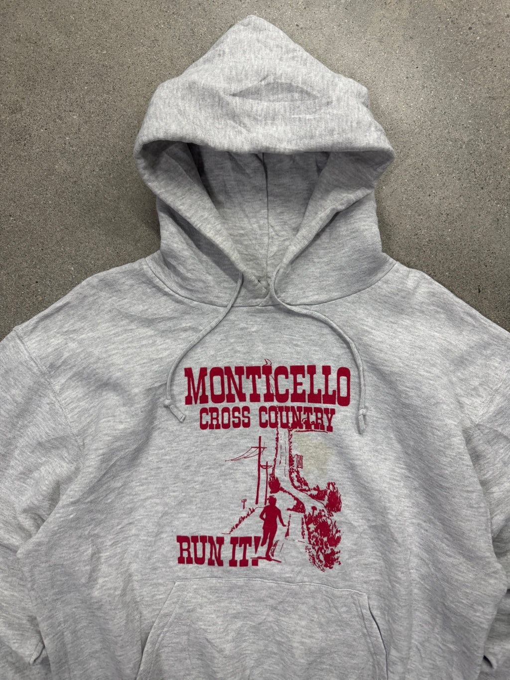 Russell Athletic Monticello Cross Country Pullover Hoodie - L