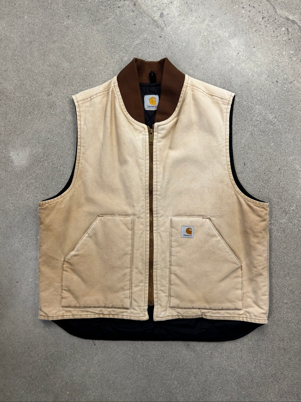 Faded Carhartt Work Vest - XL