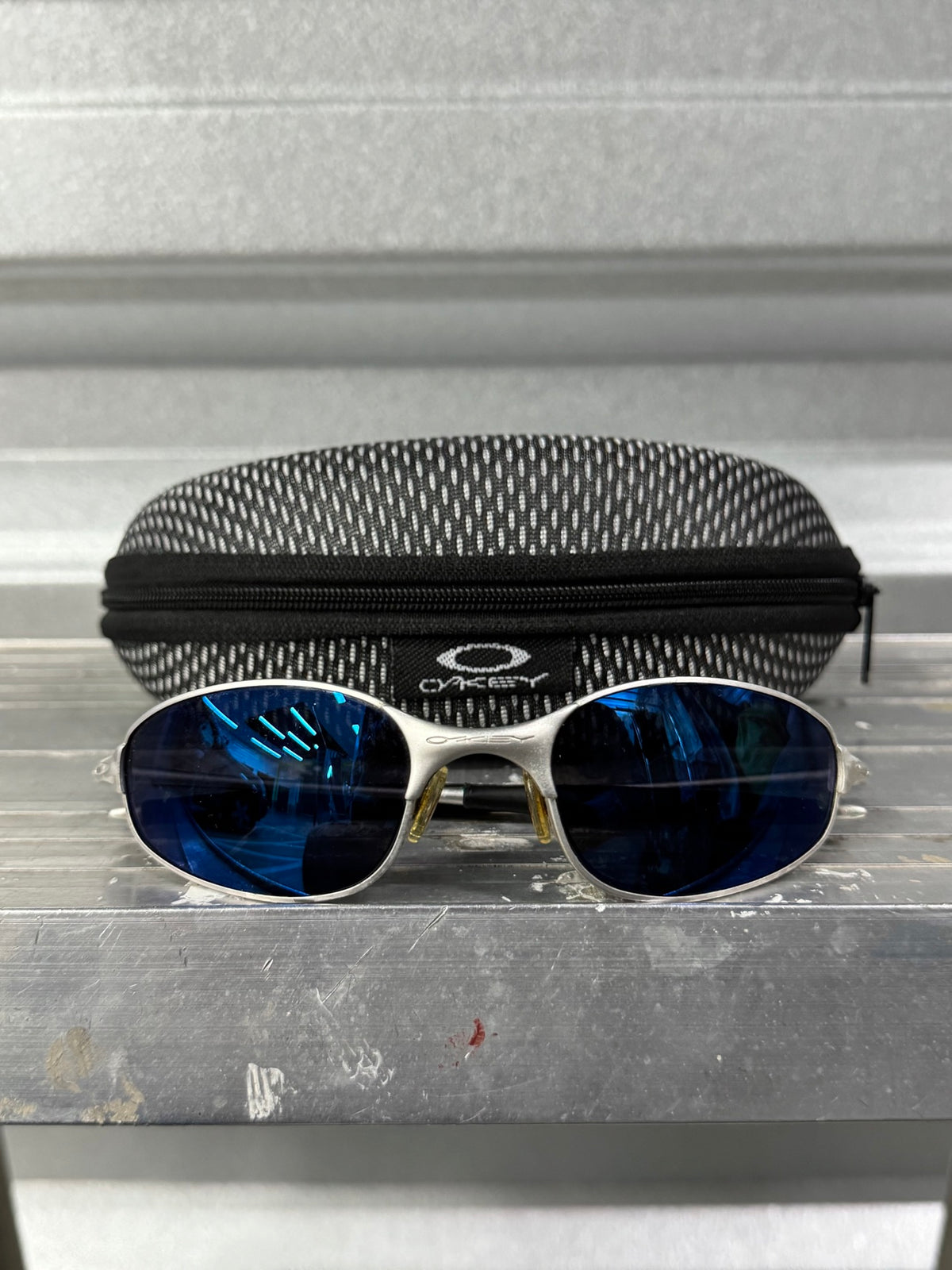 Oakley A Wire Gen 1.0 Ice Iridium Sunglasses