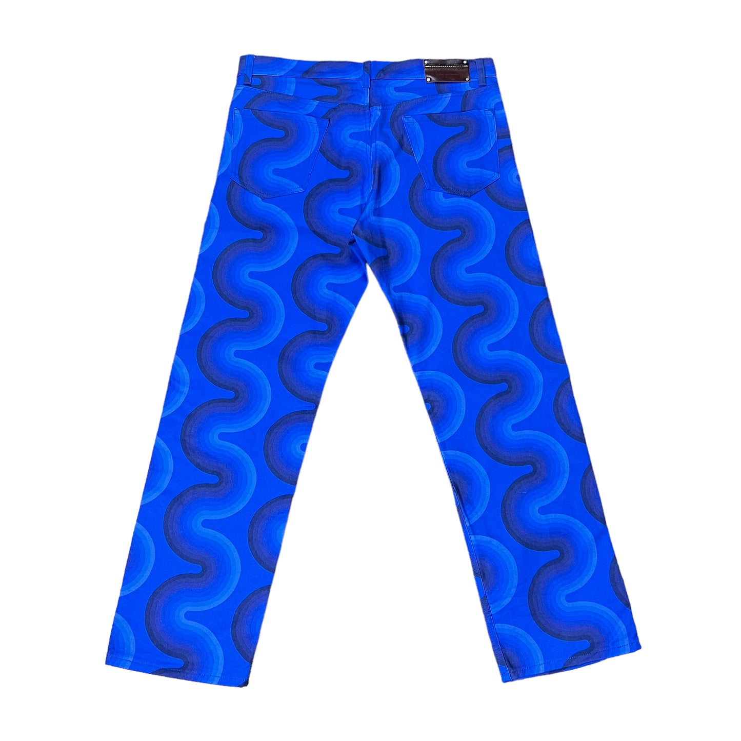 Dries Van Noten × Verner Panton Psychedelic Blue Jeans - 34"