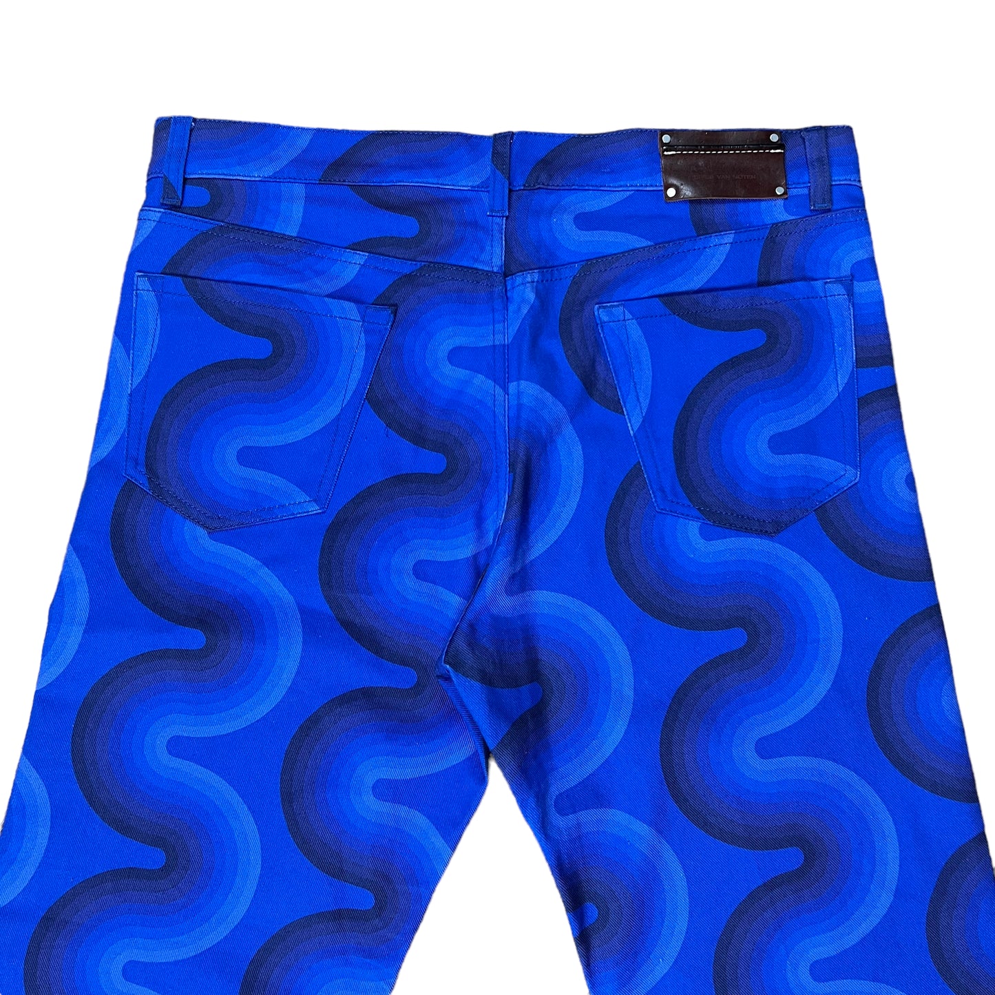Dries Van Noten × Verner Panton Psychedelic Blue Jeans - 34"