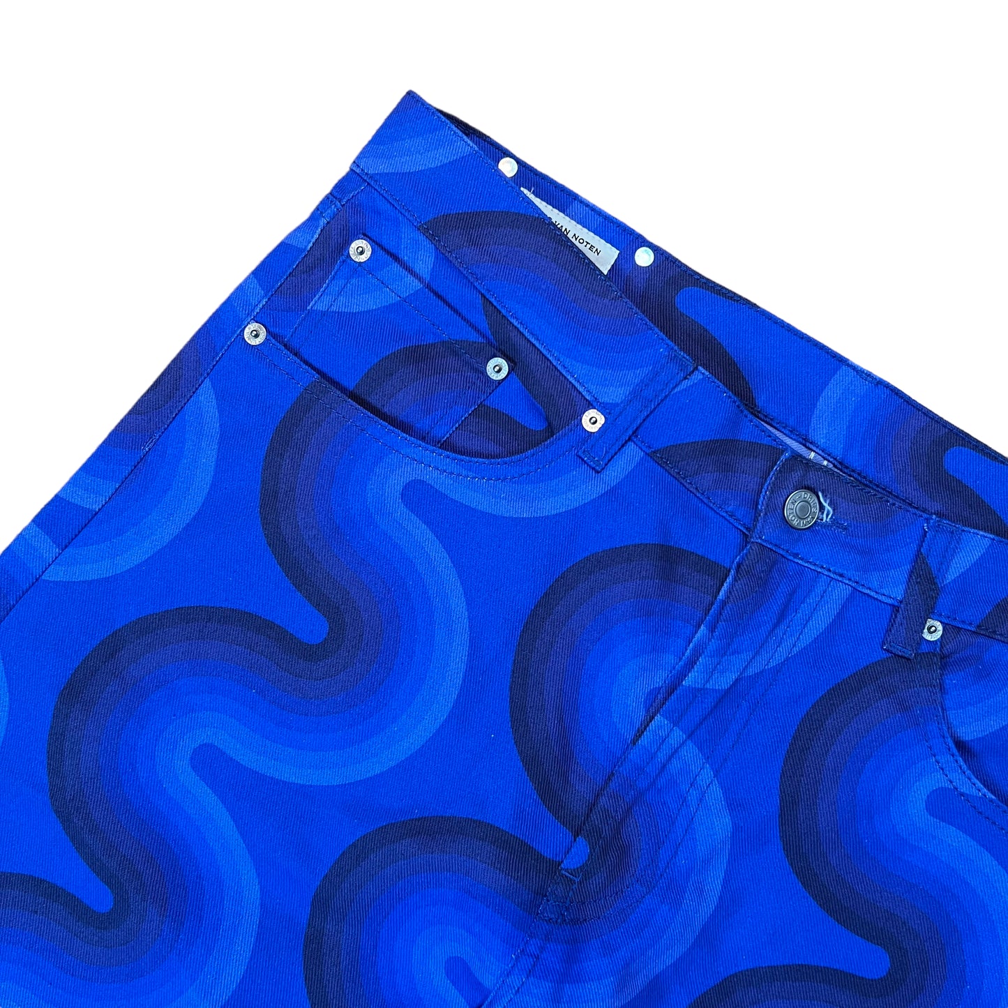 Dries Van Noten × Verner Panton Psychedelic Blue Jeans - 34"